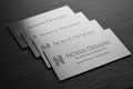Custom laser engraved metal business cards